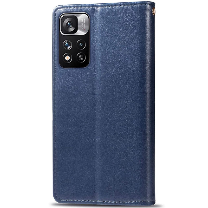 Шкіряний чохол-книжка GETMAN Gallant (PU) для Xiaomi Redmi Note 11 Pro 4G/5G / 12 Pro 4G, Синій 4, Штучна шкіра, купити оптом з доставкою