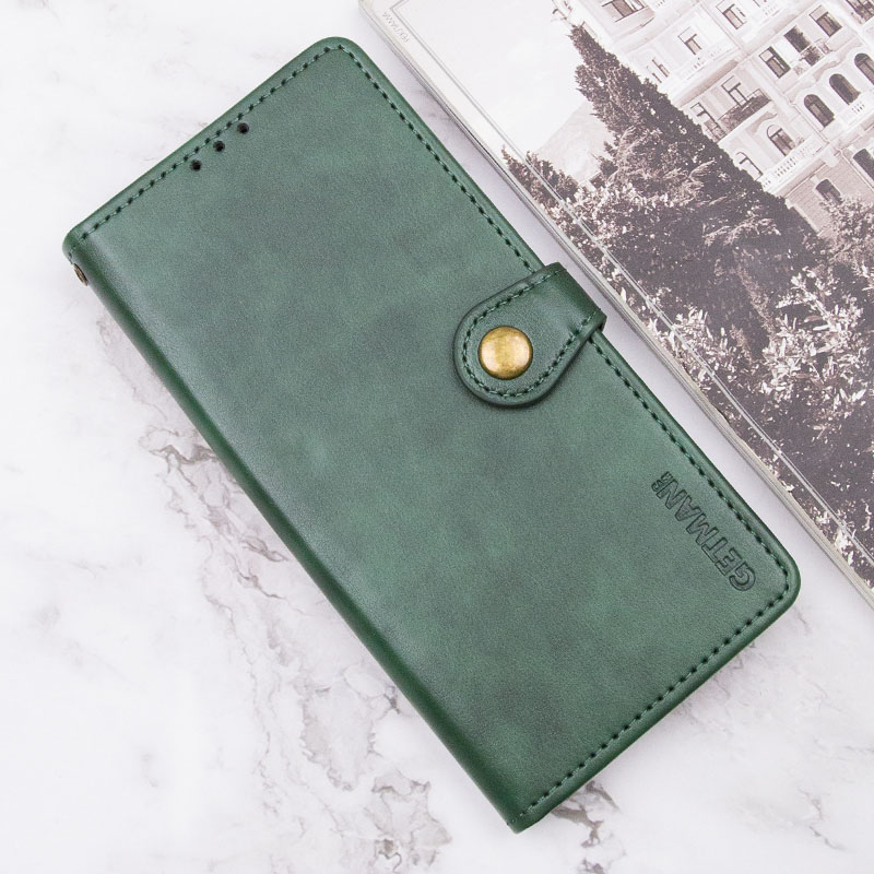 Шкіряний чохол-книжка GETMAN Gallant (PU) для Google Pixel 6a, Зелений 7, Штучна шкіра, купити оптом з доставкою