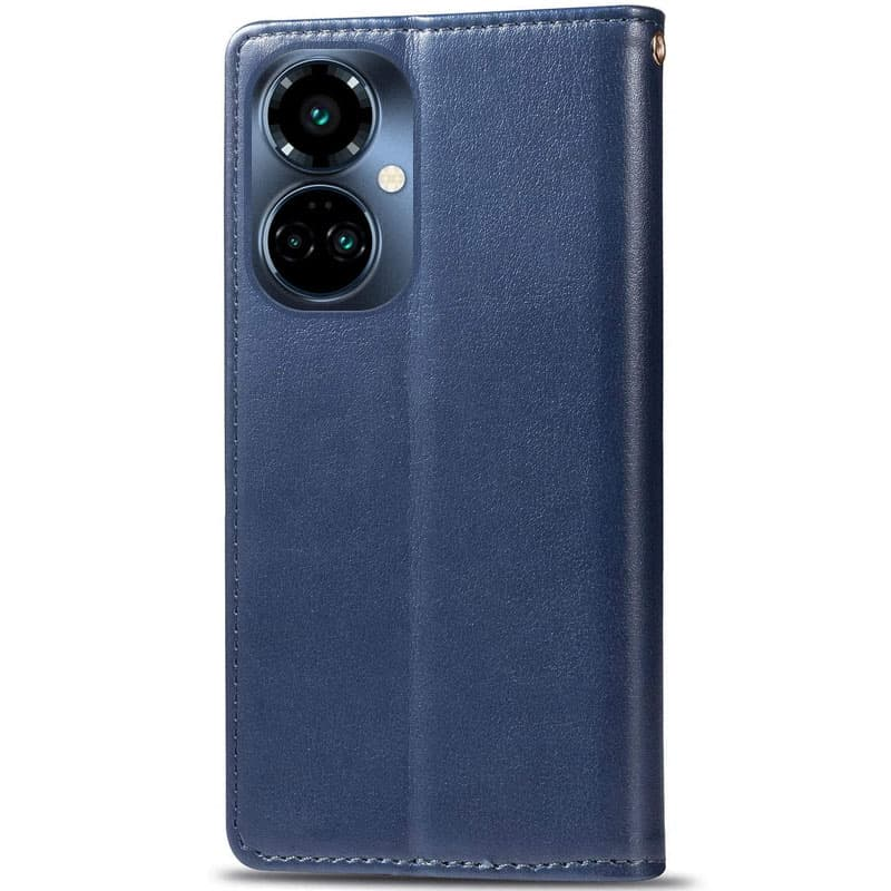 Шкіряний чохол-книжка GETMAN Gallant (PU) для TECNO Camon 19, Синій 1, Штучна шкіра, купити оптом з доставкою