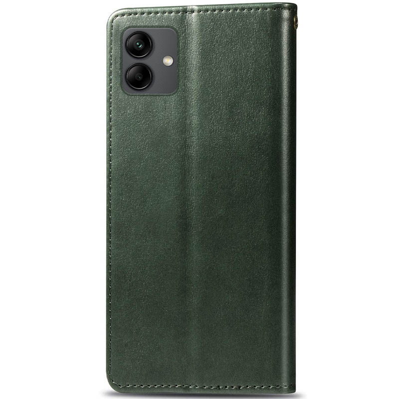 Шкіряний чохол-книжка GETMAN Gallant (PU) для Samsung Galaxy A04, Зелений 1, Штучна шкіра, купити оптом з доставкою