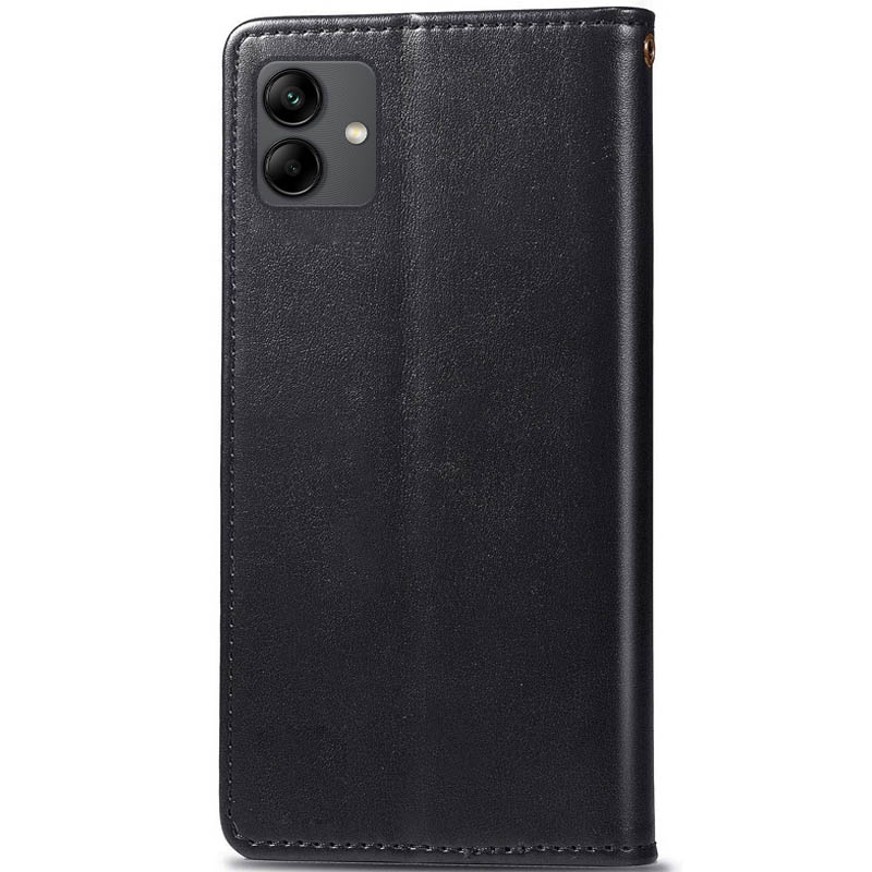 Шкіряний чохол-книжка GETMAN Gallant (PU) для Samsung Galaxy A04, Чорний 1, Штучна шкіра, купити оптом з доставкою