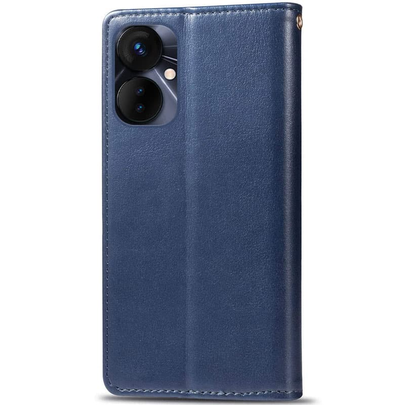 Шкіряний чохол-книжка GETMAN Gallant (PU) для TECNO Spark 9 Pro (KH7n), Синій 1, Штучна шкіра, купити оптом з доставкою