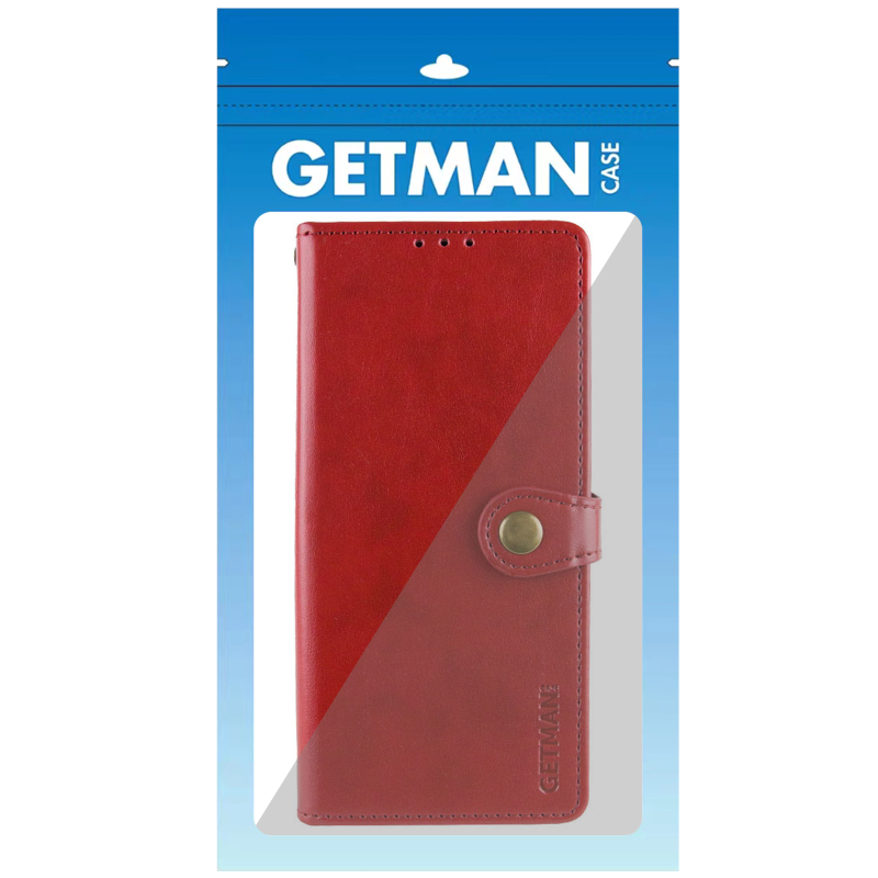 Шкіряний чохол-книжка GETMAN Gallant (PU) для Xiaomi Poco X5 Pro 5G / Redmi Note 12 Pro 5G Червоний