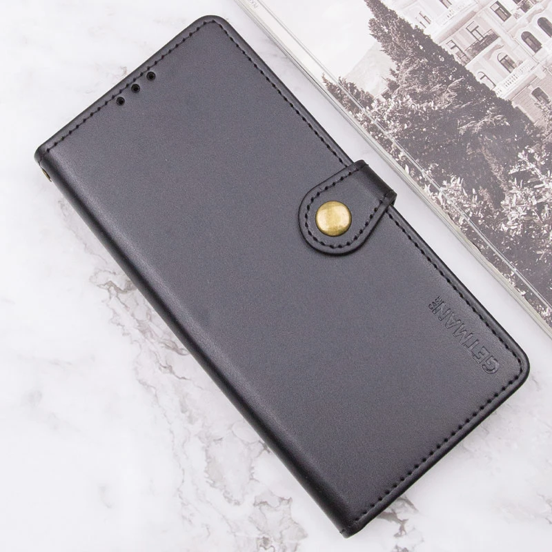Кожаный чехол-книжка GETMAN Gallant (PU) для Motorola Moto E13, Черный 3, Искусственная кожа, купить оптом с доставкой