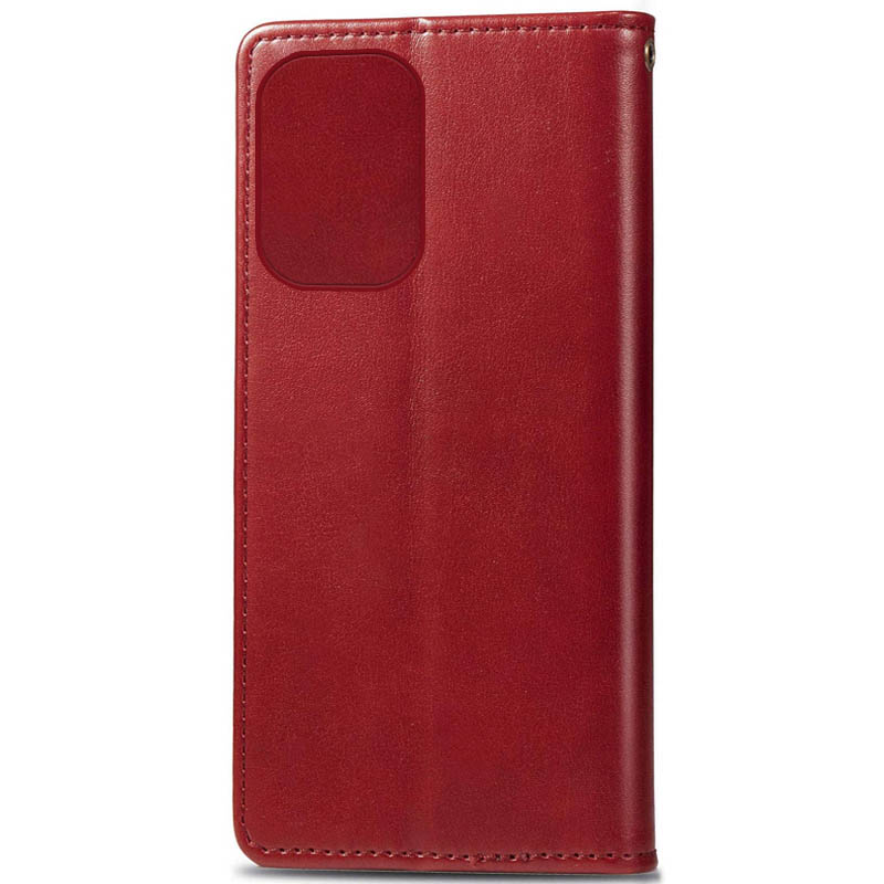 Шкіряний чохол-книжка GETMAN Gallant (PU) для ZTE Blade A72, Червоний 3, Штучна шкіра, купити оптом з доставкою