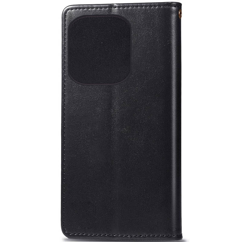 Шкіряний чохол-книжка GETMAN Gallant (PU) для TECNO Spark 10C, Чорний 1, Штучна шкіра, купити оптом з доставкою