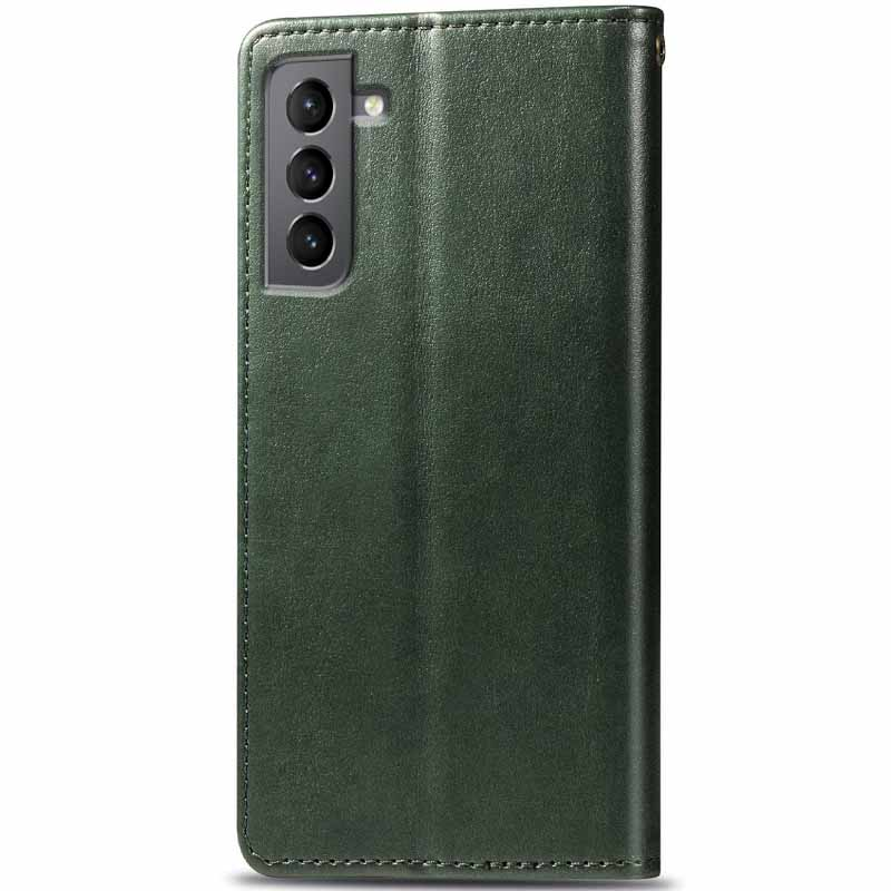 Шкіряний чохол-книжка GETMAN Gallant (PU) для Samsung Galaxy S23 FE, Зелений 2, Штучна шкіра, купити оптом з доставкою
