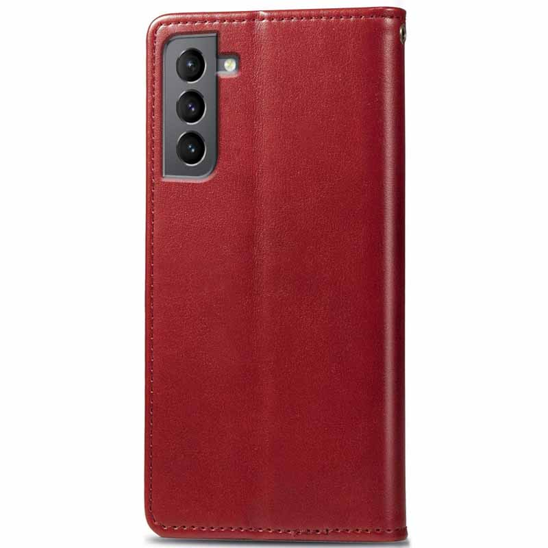 Шкіряний чохол-книжка GETMAN Gallant (PU) для Samsung Galaxy S23 FE, Червоний 2, Штучна шкіра, купити оптом з доставкою