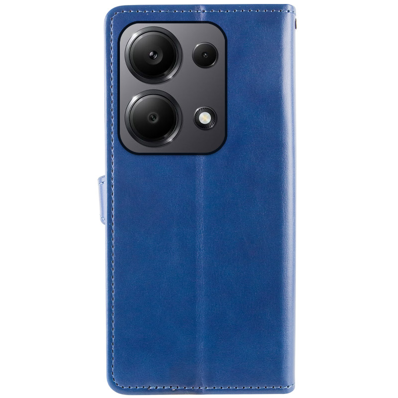Шкіряний чохол-книжка GETMAN Gallant (PU) для Xiaomi Redmi Note 13 5G, Синій 1, Штучна шкіра, купити оптом з доставкою