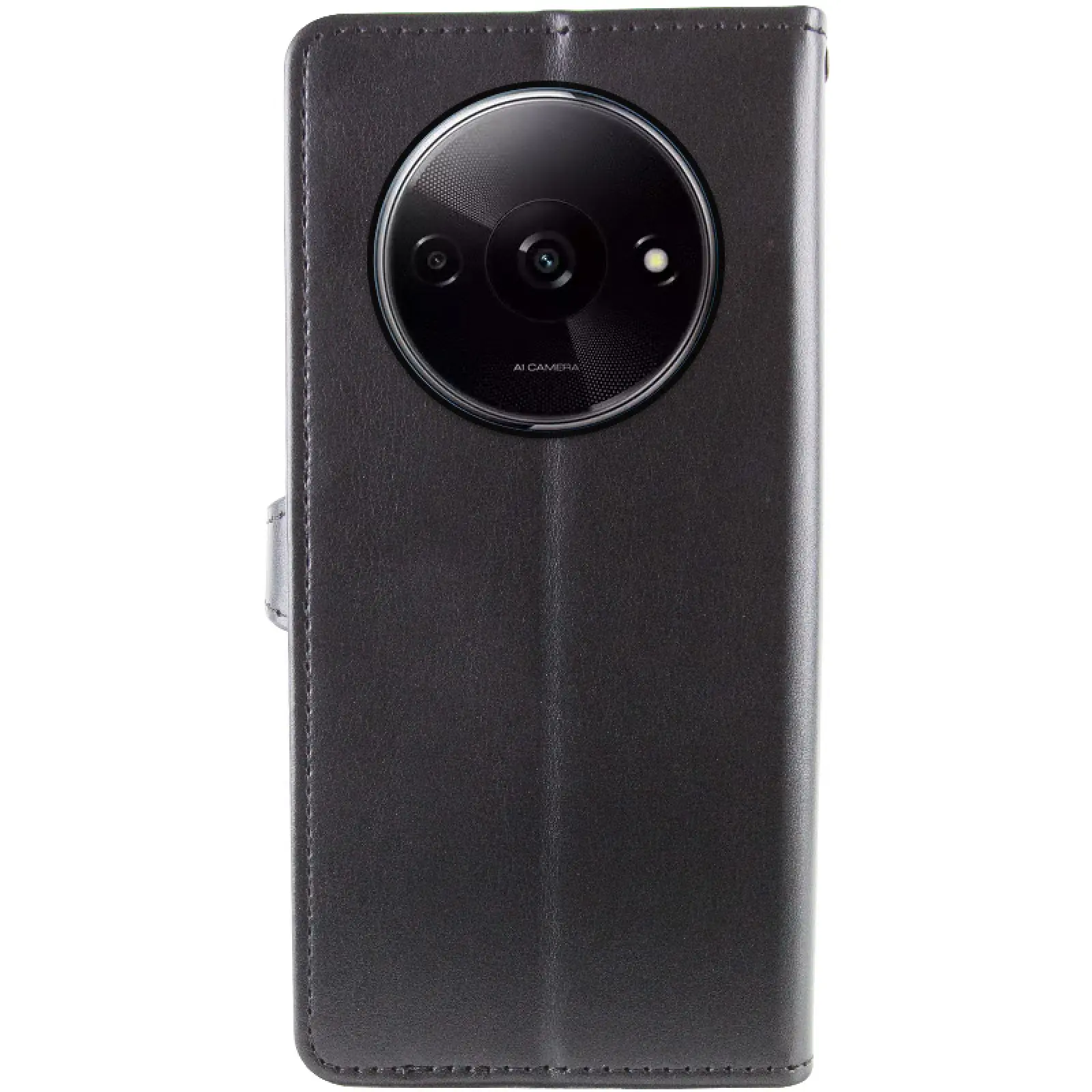 Шкіряний чохол-книжка GETMAN Gallant (PU) для Xiaomi Redmi A3, Чорний 1, Штучна шкіра, купити оптом з доставкою