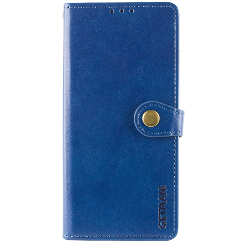 Кожаный чехол-книжка GETMAN Gallant (PU) для Oppo A60 4G, Синий, Искусственная кожа, купить оптом с доставкой