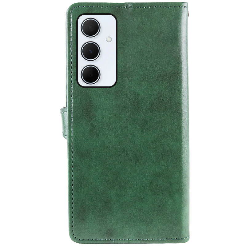 Кожаный чехол-книжка GETMAN Gallant (PU) для Samsung Galaxy A16 4G/5G, Зеленый 2, Искусственная кожа, купить оптом с доставкой