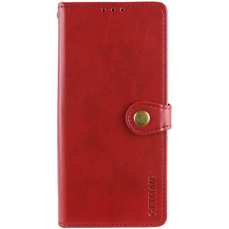 Кожаный чехол-книжка GETMAN Gallant (PU) для ZTE Nubia V60, Красный, Искусственная кожа, купить оптом с доставкой
