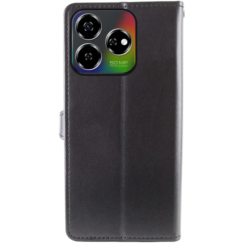 Кожаный чехол-книжка GETMAN Gallant (PU) для ZTE Nubia V60, Черный 4, Искусственная кожа, купить оптом с доставкой