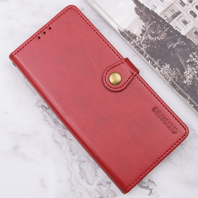 Шкіряний чохол-книжка GETMAN Gallant (PU) для Infinix Smart 9 4G / Hot 50i, Червоний 3, Штучна шкіра, купити оптом з доставкою