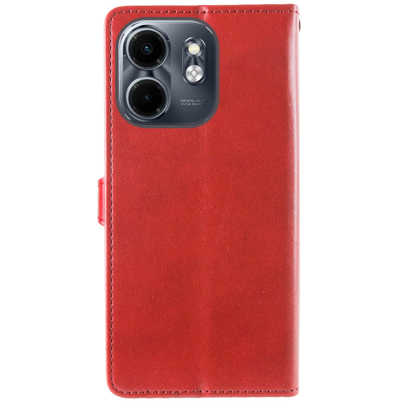 Шкіряний чохол-книжка GETMAN Gallant (PU) для Infinix Smart 9 4G / Hot 50i, Червоний 4, Штучна шкіра, купити оптом з доставкою