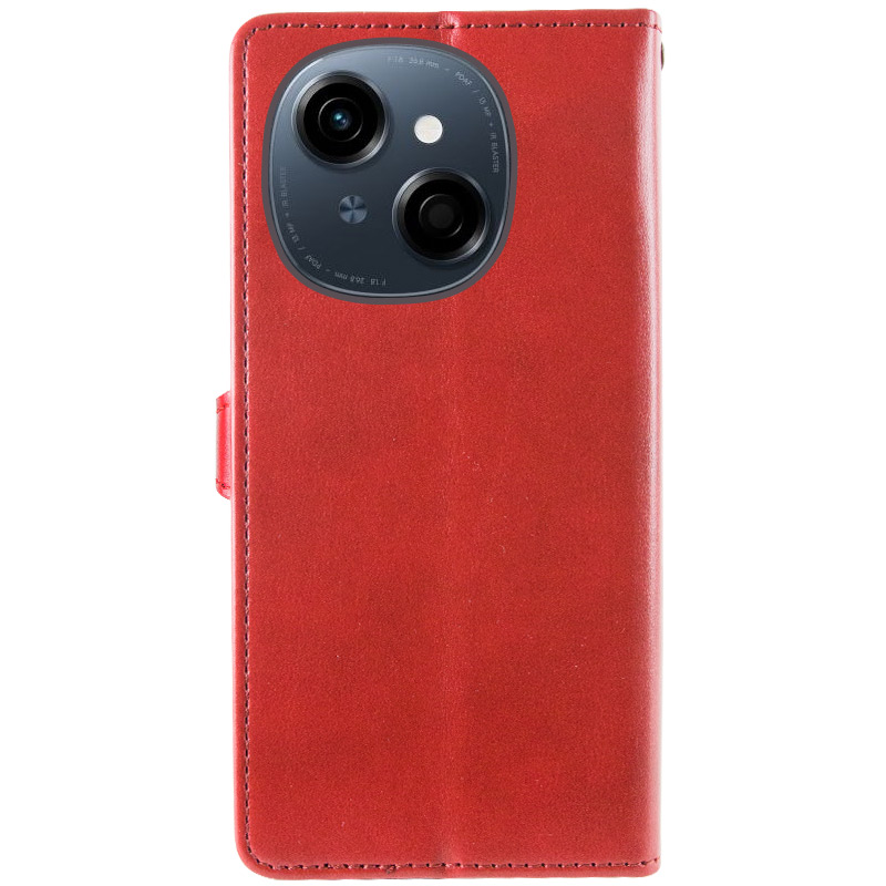Шкіряний чохол-книжка GETMAN Gallant (PU) для TECNO Spark Go 1 (KL4), Червоний 4, Штучна шкіра, купити оптом з доставкою