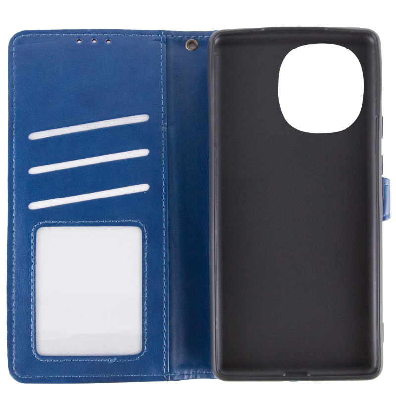Шкіряний чохол-книжка GETMAN Gallant (PU) для TECNO Spark Go 1 (KL4), Синій 6, Штучна шкіра, купити оптом з доставкою