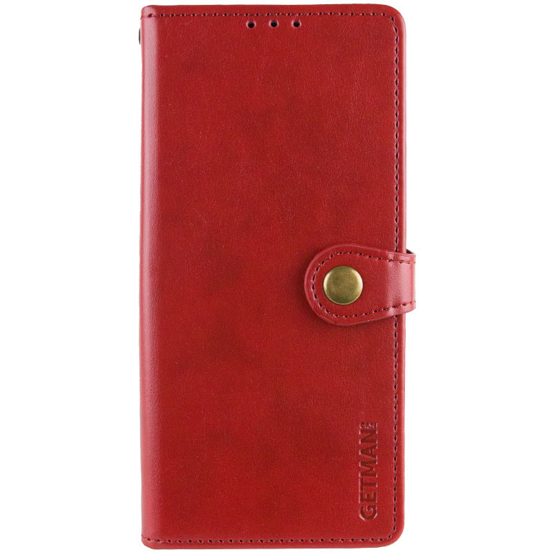 Кожаный чехол-книжка GETMAN Gallant (PU) для Samsung Galaxy A26 5G, Красный, Искусственная кожа, купить оптом с доставкой