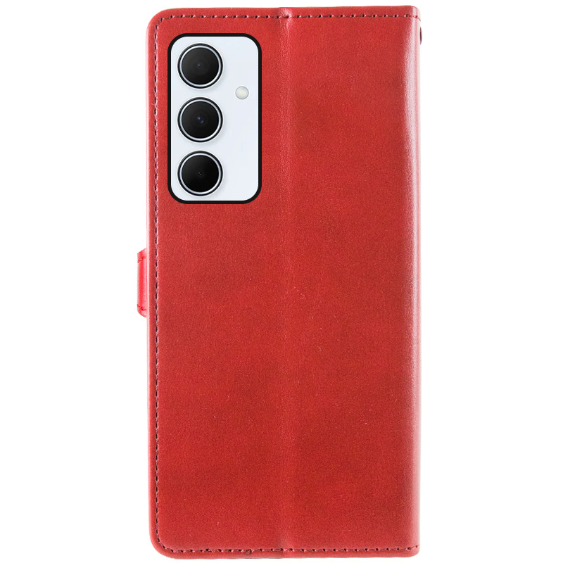 Кожаный чехол-книжка GETMAN Gallant (PU) для Samsung Galaxy A26 5G, Красный 1, Искусственная кожа, купить оптом с доставкой