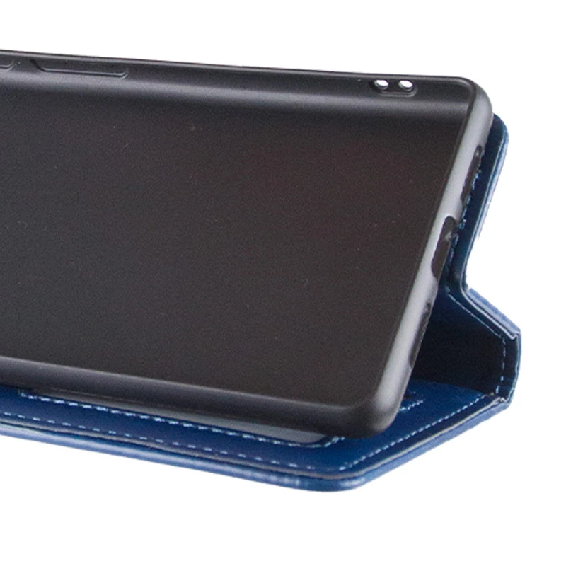 Шкіряний чохол-книжка GETMAN Gallant (PU) для Motorola Moto G75 5G, Синій 2, Штучна шкіра, купити оптом з доставкою