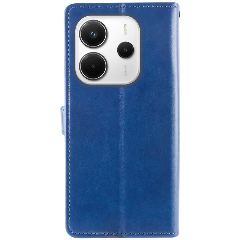 Кожаный чехол-книжка GETMAN Gallant (PU) для Xiaomi Redmi Note 14 4G (Int. version), Синий 1, Искусственная кожа, купить оптом с доставкой