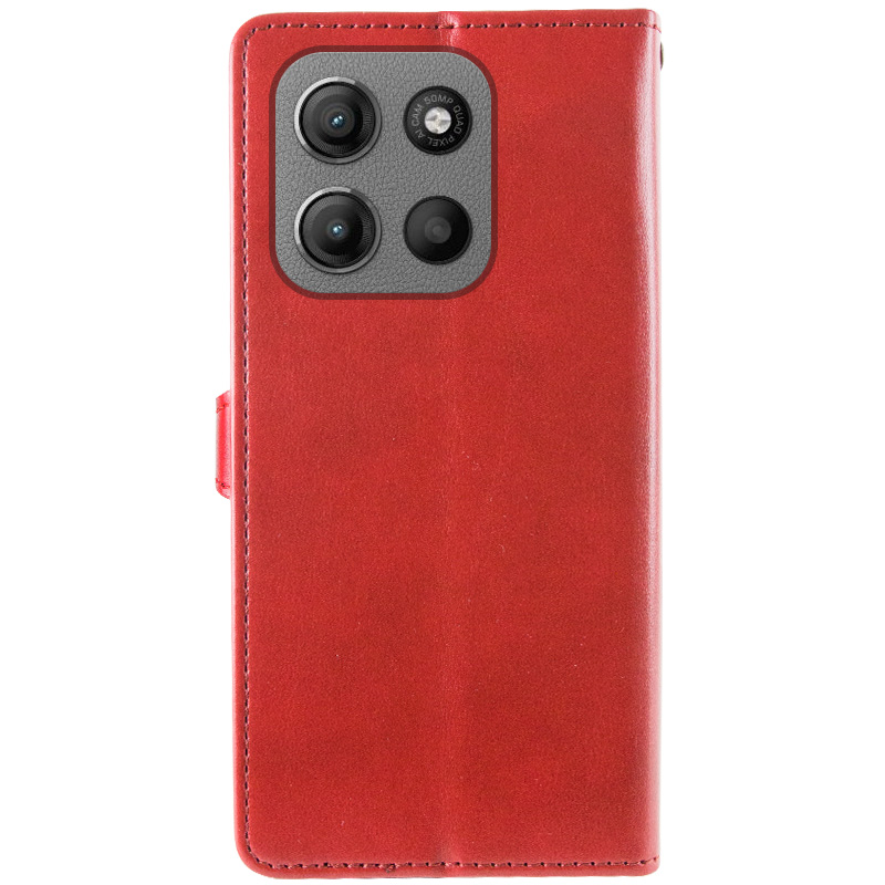 Шкіряний чохол-книжка GETMAN Gallant (PU) для Motorola Moto G15 4G, Червоний 1, Штучна шкіра, купити оптом з доставкою