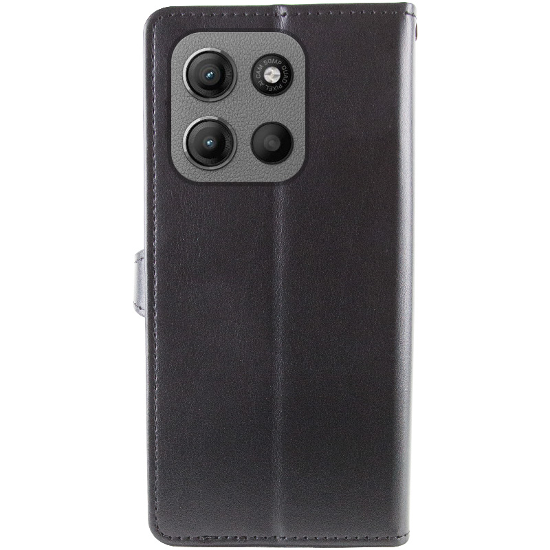 Шкіряний чохол-книжка GETMAN Gallant (PU) для Motorola Moto G15 4G, Чорний 1, Штучна шкіра, купити оптом з доставкою