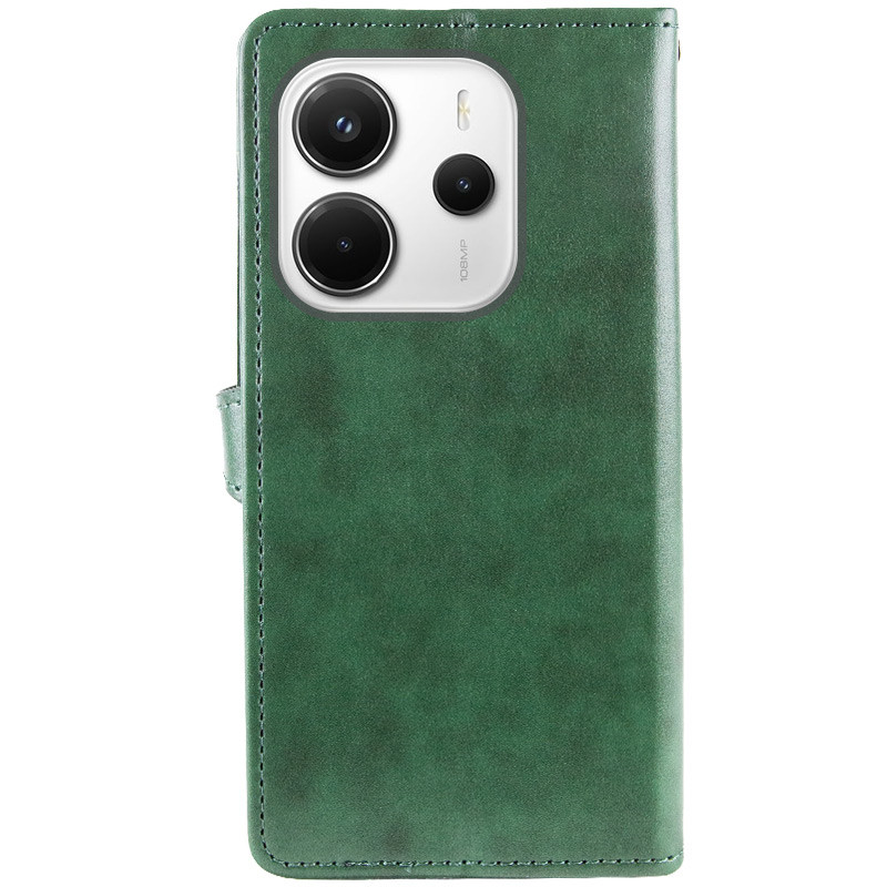 Кожаный чехол книжка GETMAN Gallant (PU) для Xiaomi Redmi Note 14 4G (Europe version) на картинке №3