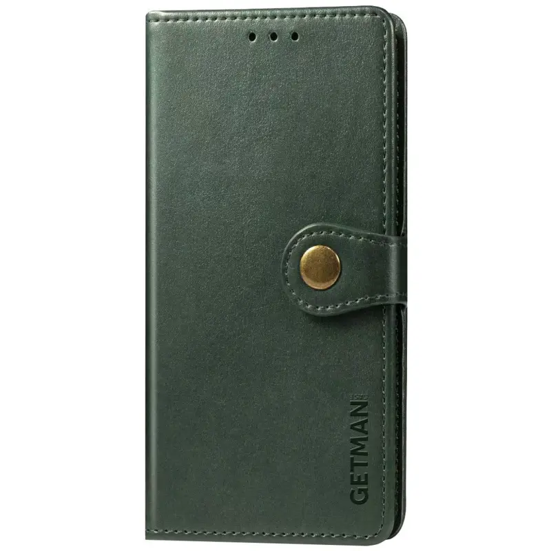 Кожаный чехол-книжка GETMAN Gallant (PU) для Samsung Galaxy A07, Зеленый, Искусственная кожа, купить оптом с доставкой