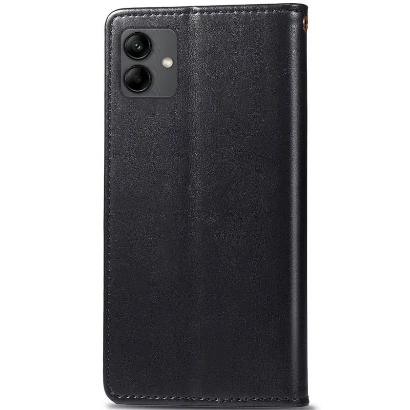 Кожаный чехол-книжка GETMAN Gallant (PU) для Samsung Galaxy A07, Черный 1, Искусственная кожа, купить оптом с доставкой