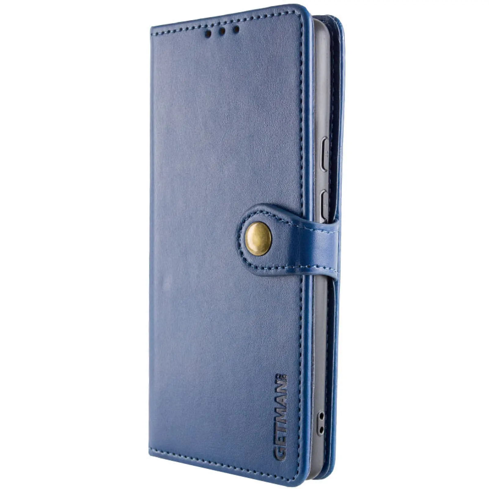 Кожаный чехол-книжка GETMAN Gallant (PU) для Motorola Moto G86 5G, Синий 1, Искусственная кожа, купить оптом с доставкой