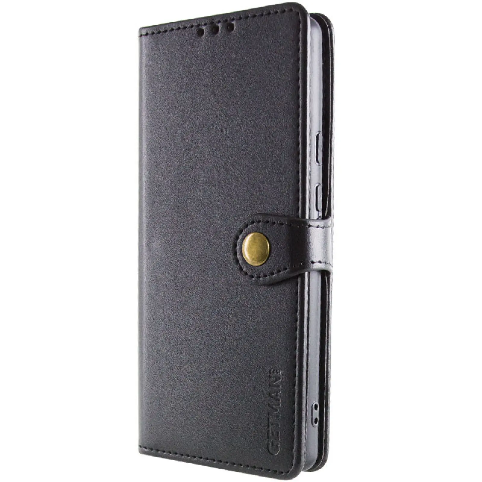Кожаный чехол-книжка GETMAN Gallant (PU) для Motorola Moto G86 5G, Черный 1, Искусственная кожа, купить оптом с доставкой