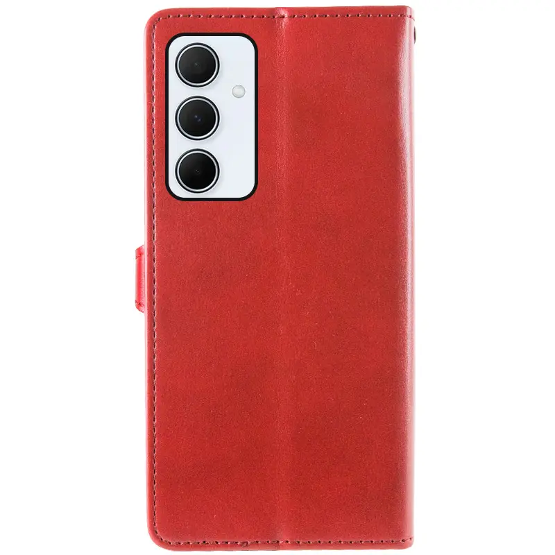 Кожаный чехол-книжка GETMAN Gallant (PU) для Samsung Galaxy S25 FE, Красный 1, Искусственная кожа, купить оптом с доставкой