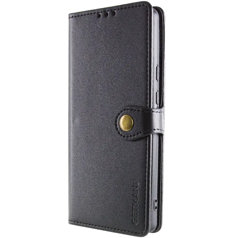 Кожаный чехол-книжка GETMAN Gallant (PU) для Samsung Galaxy S25 FE, Черный 2, Искусственная кожа, купить оптом с доставкой