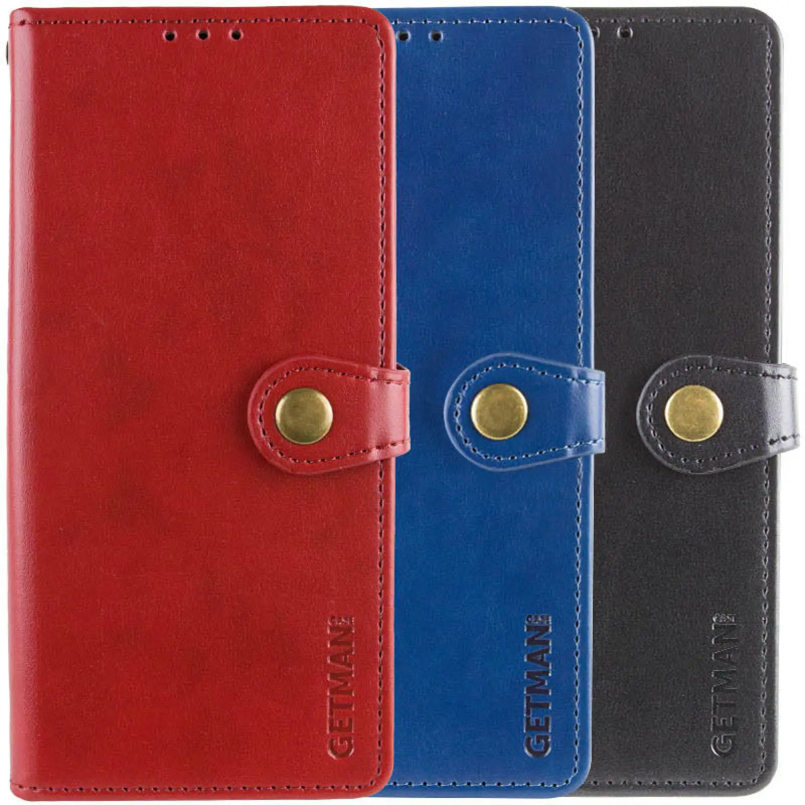 Кожаный чехол-книжка GETMAN Gallant (PU) для Xiaomi Redmi 15C (Global) / Poco C85 (Global), Искусственная кожа, купить оптом с доставкой