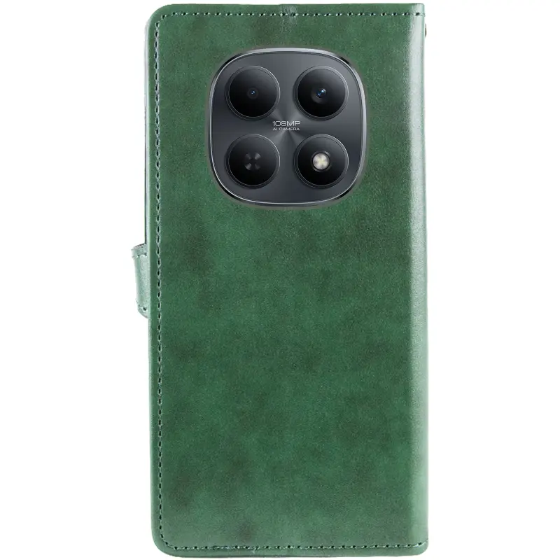 Кожаный чехол-книжка GETMAN Gallant (PU) для Xiaomi Redmi Note 15 4G/5G (EU), Зеленый 4, Искусственная кожа, купить оптом с доставкой