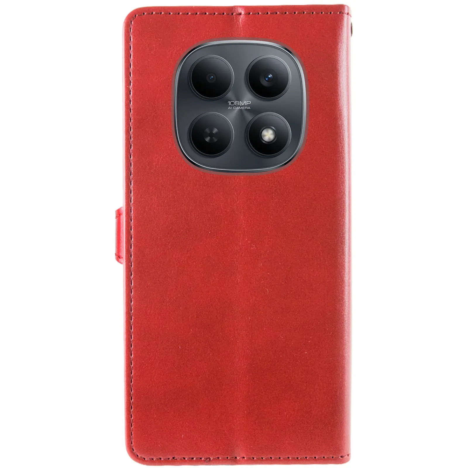 Кожаный чехол-книжка GETMAN Gallant (PU) для Xiaomi Redmi Note 15 4G/5G (EU), Красный 4, Искусственная кожа, купить оптом с доставкой