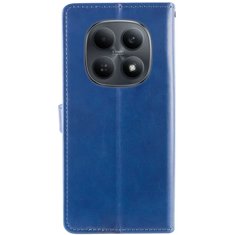 Кожаный чехол-книжка GETMAN Gallant (PU) для Xiaomi Redmi Note 15 4G/5G (EU), Синий 5, Искусственная кожа, купить оптом с доставкой