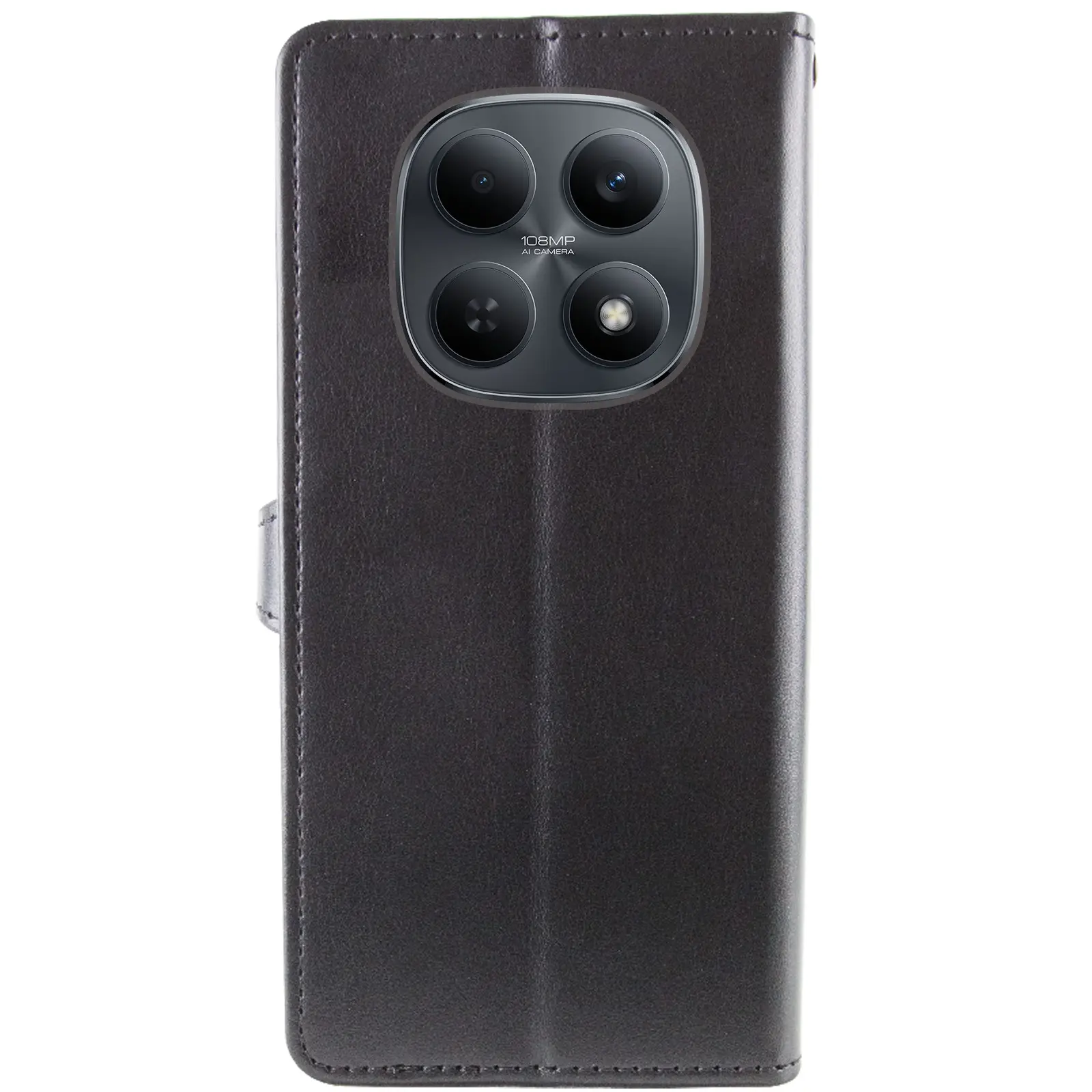 Кожаный чехол-книжка GETMAN Gallant (PU) для Xiaomi Redmi Note 15 4G/5G (EU), Черный 4, Искусственная кожа, купить оптом с доставкой