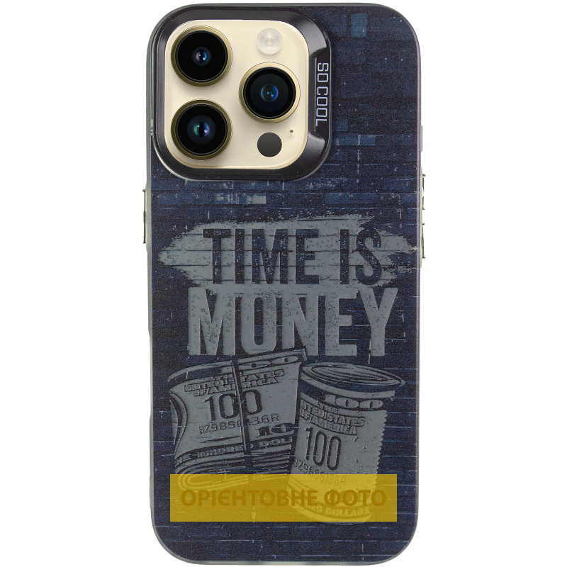 Чехол TPU+PC So Cool для Apple iPhone 14 Pro (6.1"), Time Money 1, TPU+PC, купить оптом с доставкой