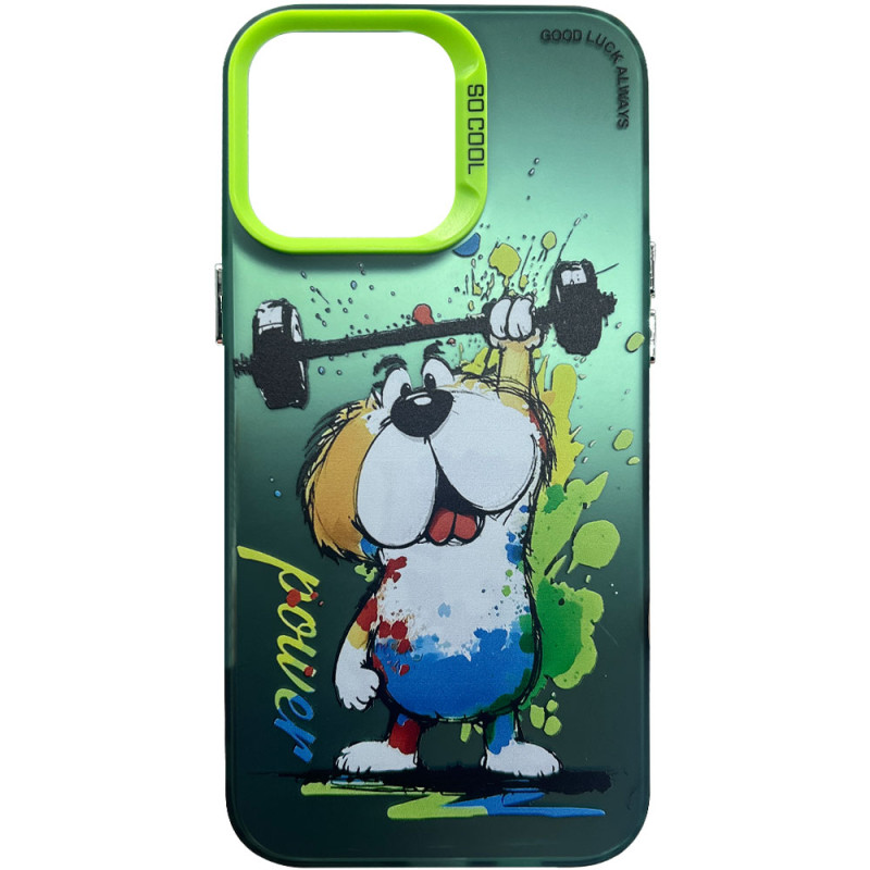 Композитный TPU+PC чехол So Cool Print для Apple iPhone 15 (6.1) с крутым принтом: на картинке №1