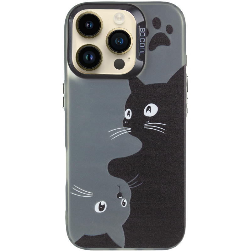 Чохол TPU+PC So Cool для Apple iPhone 15 Pro Max (6.7"), Cats 1, TPU+PC, купити оптом з доставкою