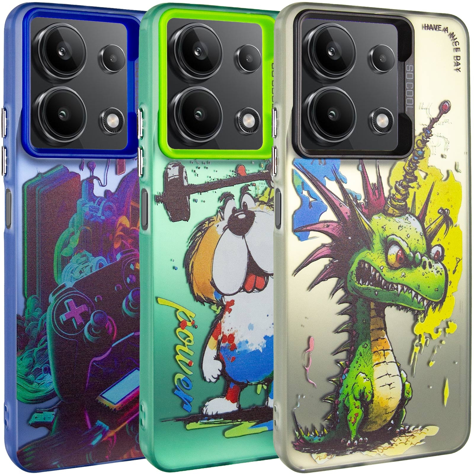 Чохол TPU+PC So Cool для Xiaomi Redmi Note 13 5G, TPU+PC, купити оптом з доставкою