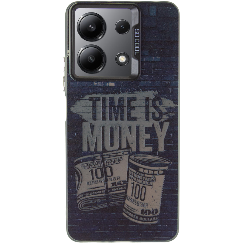 Чохол TPU+PC So Cool для Xiaomi Redmi Note 13 5G, Time Money 1, TPU+PC, купити оптом з доставкою
