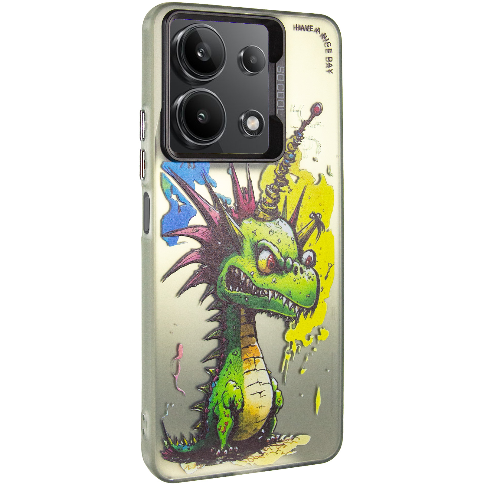 Чохол TPU+PC So Cool для Xiaomi Redmi Note 13 4G, Dragon, TPU+PC, купити оптом з доставкою