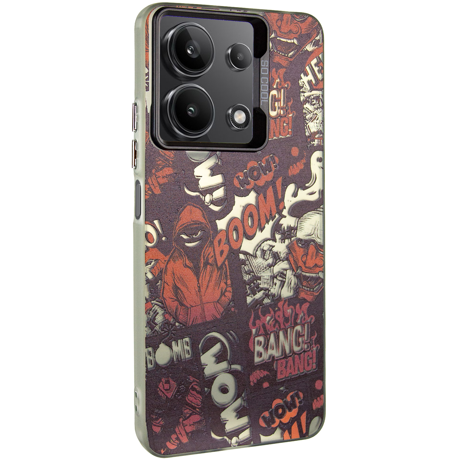 Чохол TPU+PC So Cool для Xiaomi Redmi Note 13 4G, Comics, TPU+PC, купити оптом з доставкою