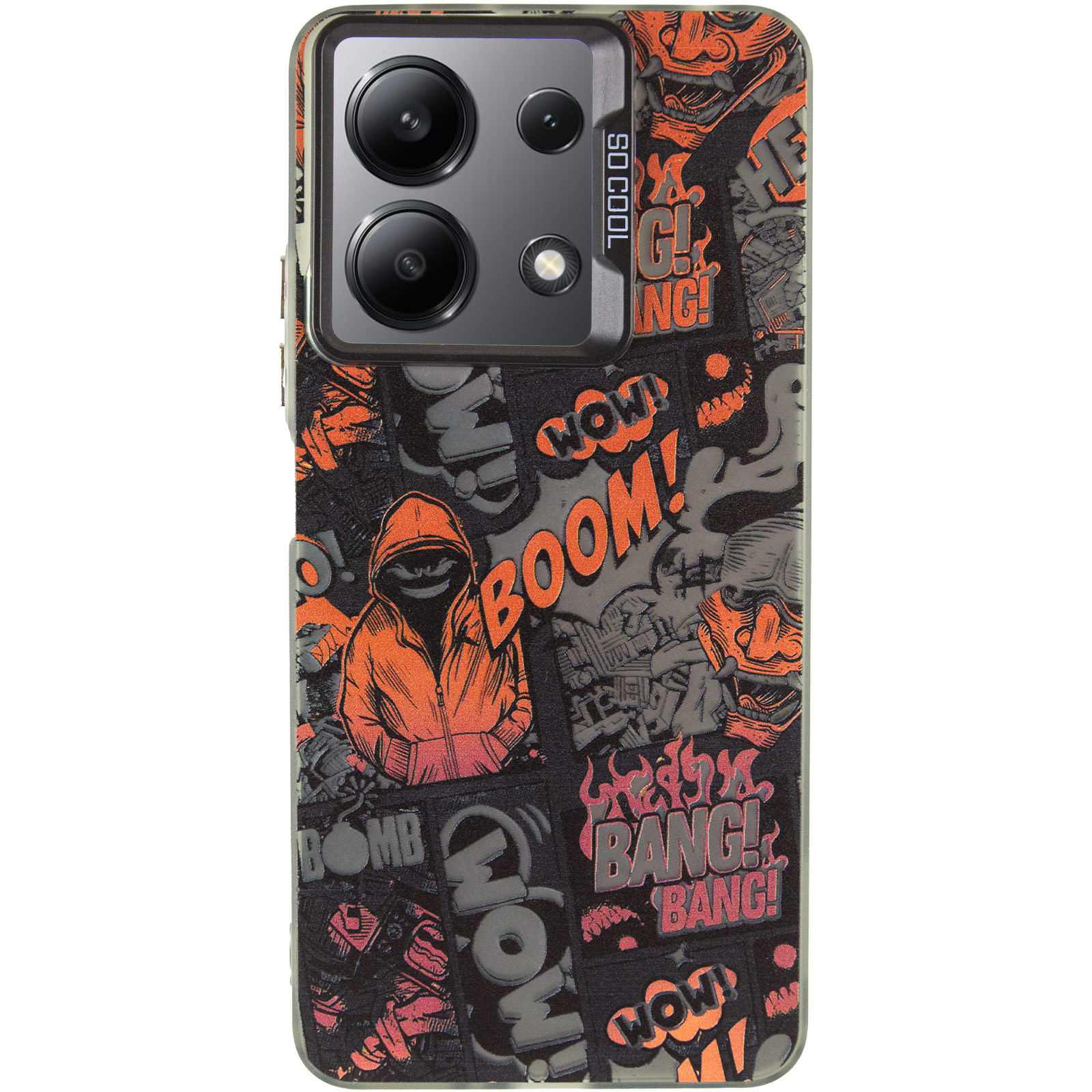 Чохол TPU+PC So Cool для Xiaomi Redmi Note 13 4G, Comics 1, TPU+PC, купити оптом з доставкою