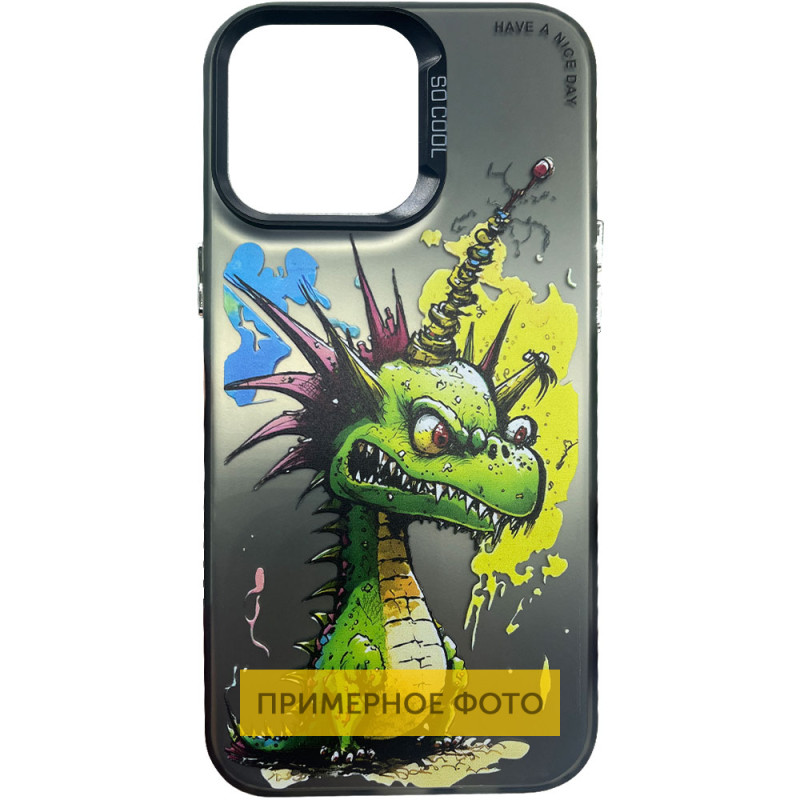 Композитний TPU+PC чохол So Cool Print для Xiaomi Redmi Note 13 Pro 4G з крутим принтом: на малюнкі №1