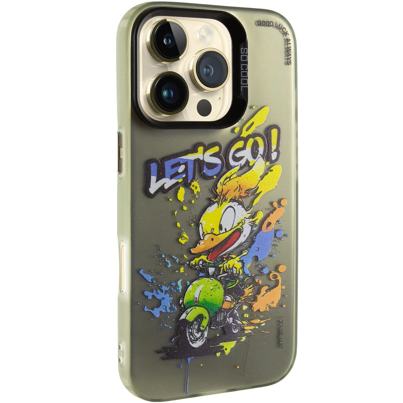 Чехол TPU+PC So Cool для Apple iPhone 16 Pro (6.3"), Let's Go, TPU+PC, купить оптом с доставкой